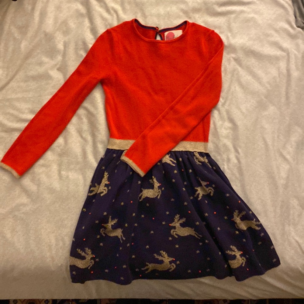 Mini Boden Girls Christmas Dress